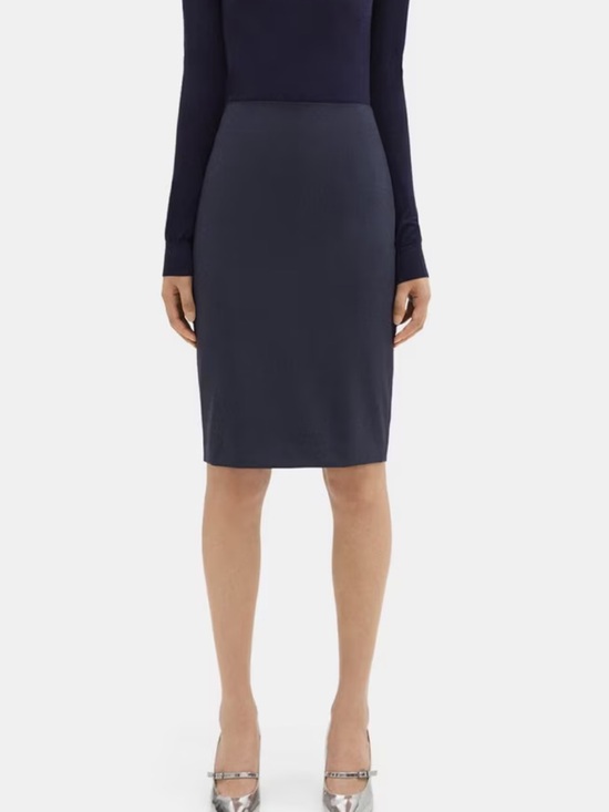 Theory Dresses & Skirts - Classic Theory Nocturne Navy Pencil Skirt - Women's Professional Wear